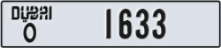 dubai - code - O - number -1633