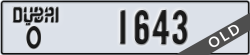 dubai - code - O - number -1643