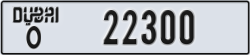 dubai - code - O - number -22300