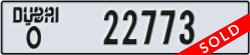 dubai - code - O - number -22773