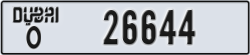 dubai - code - O - number -26644