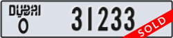 dubai - code - O - number -31233