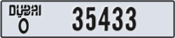 dubai - code - O - number -35433