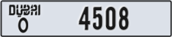 dubai - code - O - number -4508