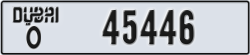 dubai - code - O - number -45446