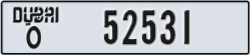 dubai - code - O - number -52531