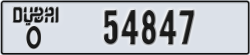 dubai - code - O - number -54847