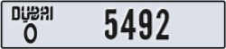 dubai - code - O - number -5492