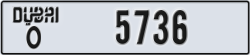dubai - code - O - number -5736