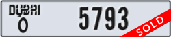 dubai - code - O - number -5793