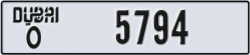 dubai - code - O - number -5794