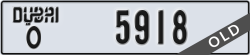 dubai - code - O - number -5918