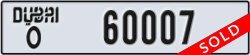 dubai - code - O - number -60007