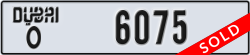 dubai - code - O - number -6075