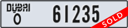 dubai - code - O - number -61235