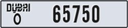 dubai - code - O - number -65750