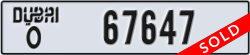 dubai - code - O - number -67647