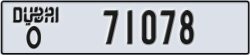 dubai - code - O - number -71078