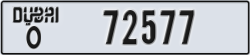 dubai - code - O - number -72577
