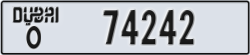 dubai - code - O - number -74242