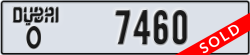 dubai - code - O - number -7460