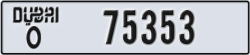 dubai - code - O - number -75353