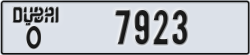 dubai - code - O - number -7923
