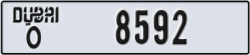 dubai - code - O - number -8592