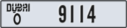 dubai - code - O - number -9114