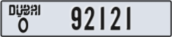 dubai - code - O - number -92121