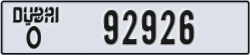 dubai - code - O - number -92926
