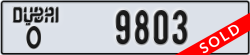 dubai - code - O - number -9803