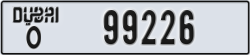 dubai - code - O - number -99226