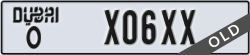 dubai - code - O - number -X06XX