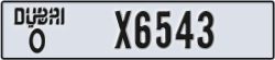 dubai - code - O - number -X6543