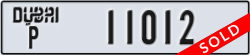 dubai - code - P - number -10933