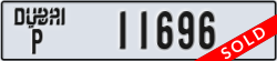 dubai - code - P - number -11696