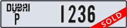 dubai - code - P - number -1236