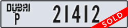 dubai - code - P - number -21412