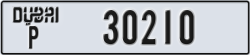 dubai - code - P - number -30210