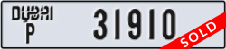 dubai - code - P - number -31910
