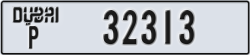 dubai - code - P - number -32313