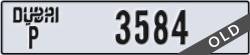 dubai - code - P - number -3584