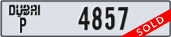 dubai - code - P - number -4857