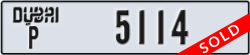 dubai - code - P - number -5114