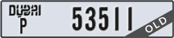 dubai - code - P - number -53511