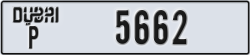 dubai - code - P - number -5662