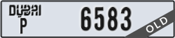 dubai - code - P - number -6583