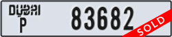 dubai - code - P - number -83682