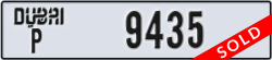 dubai - code - P - number -9356